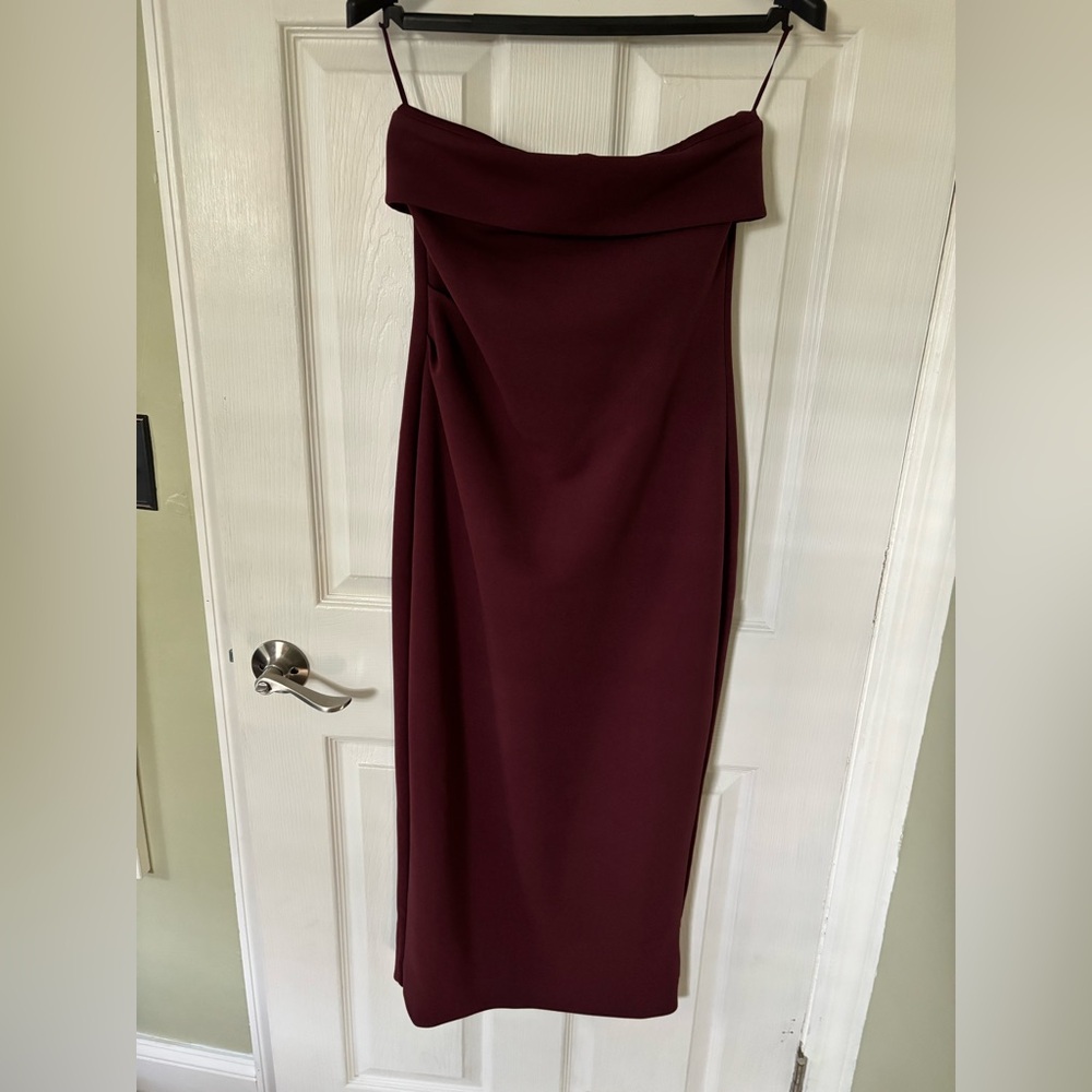 Aritizia Babaton Burgundy Dress